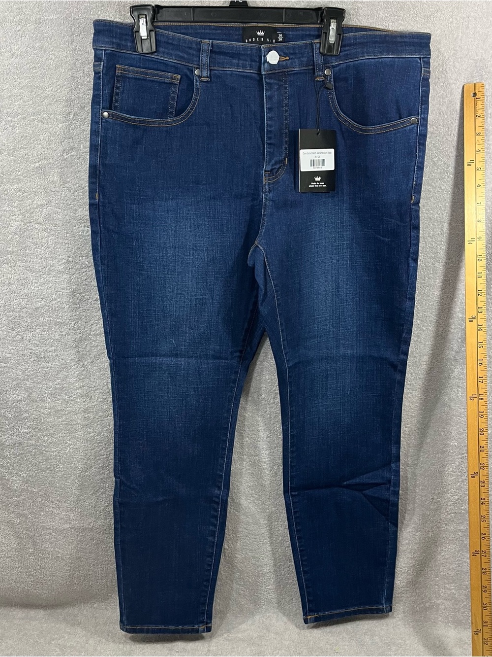 NWT Under 510 U-510 Core Extra Stretch Jeans Mens 36x26 Medium Wash NWT